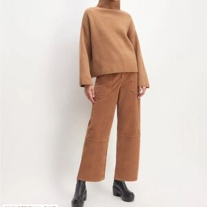 Everlane THE FELTED MERINO FUNNEL-NECK PULLOVER